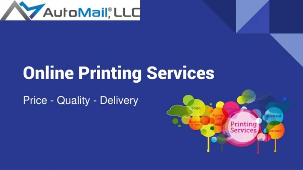 High Quality Commercial - Online Printing Services - Jonesboro, AR - DOC