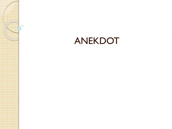 Teks Anekdot