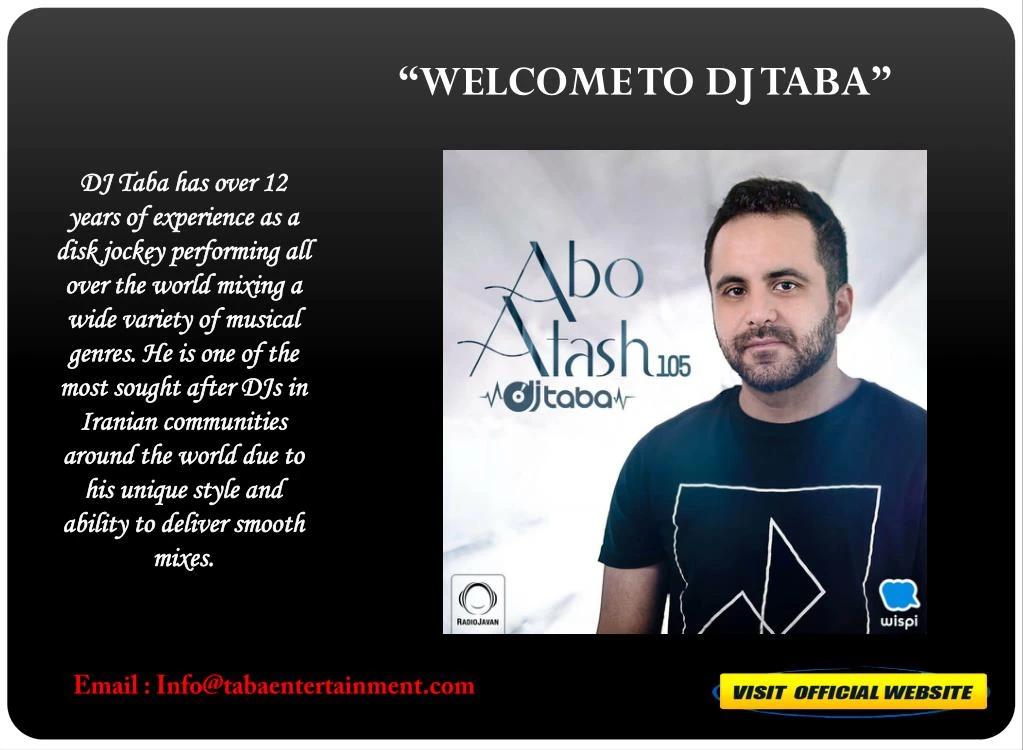 dj taba has over 12 years of experience as a disk