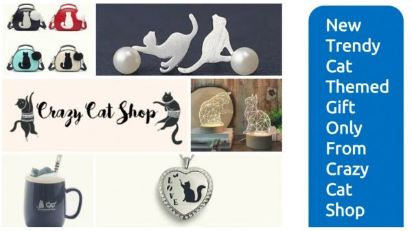 Best Cat Themed Online Gift Store - Crazy Cat Shop