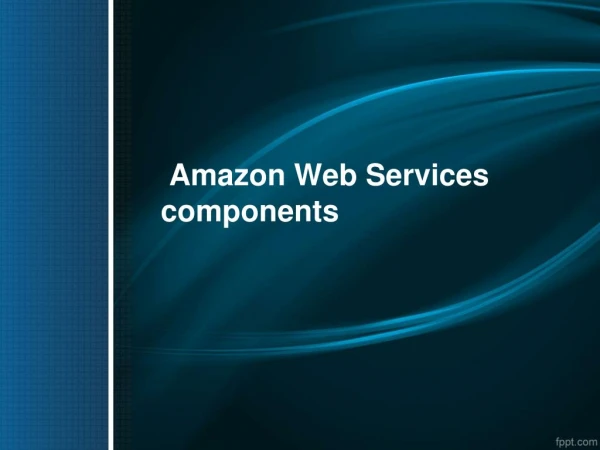 Amazon web services training in Hyderabad | AWS Online Training