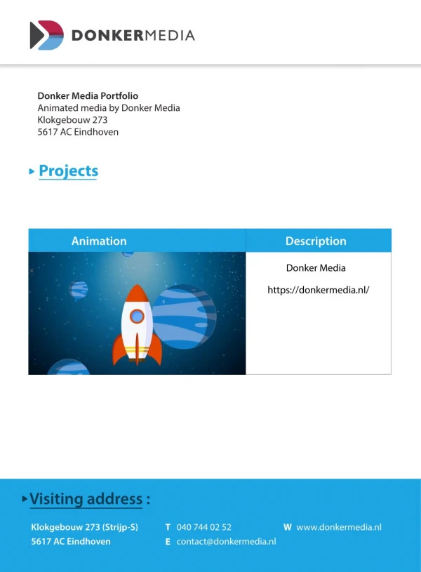 Donker Media Animation Projects
