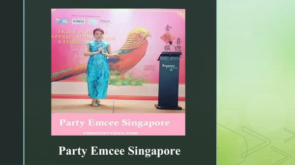 Emcee Hosting Services Provided by Party Emcee Singapore