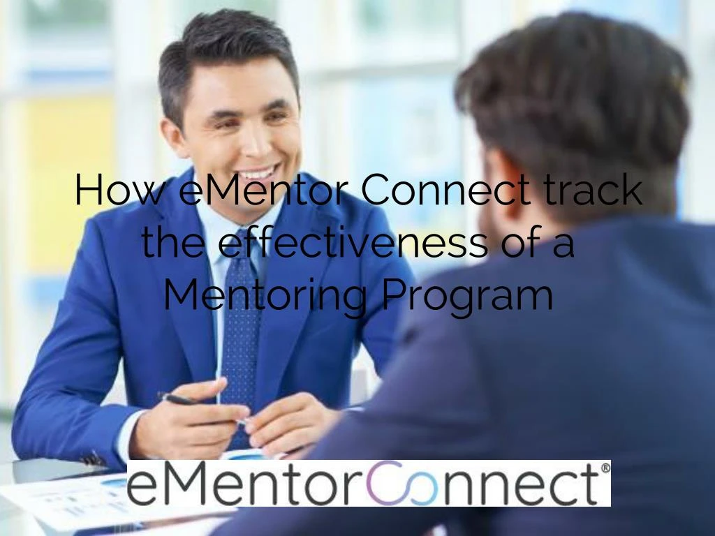 how ementor connect track the effectiveness