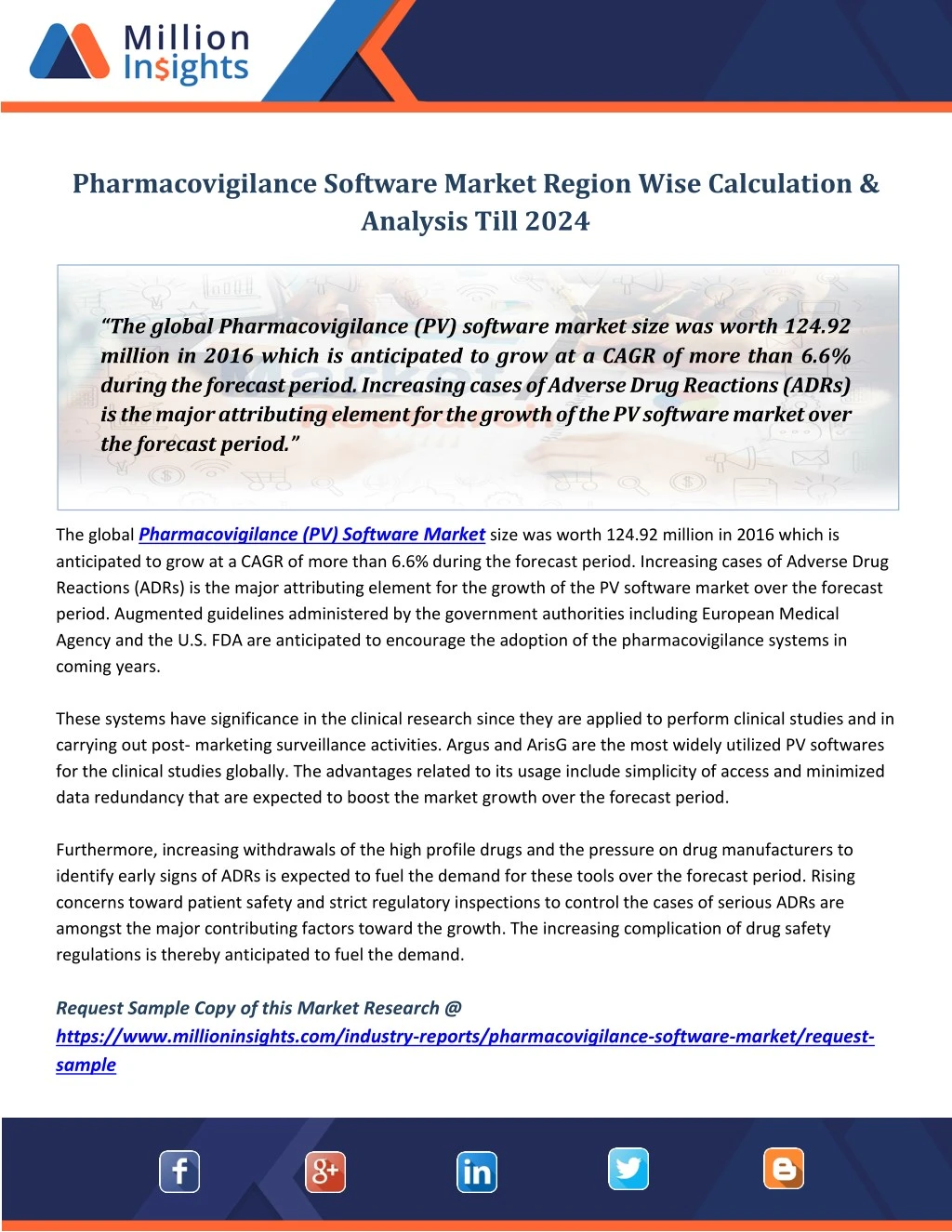 pharmacovigilance software market region wise