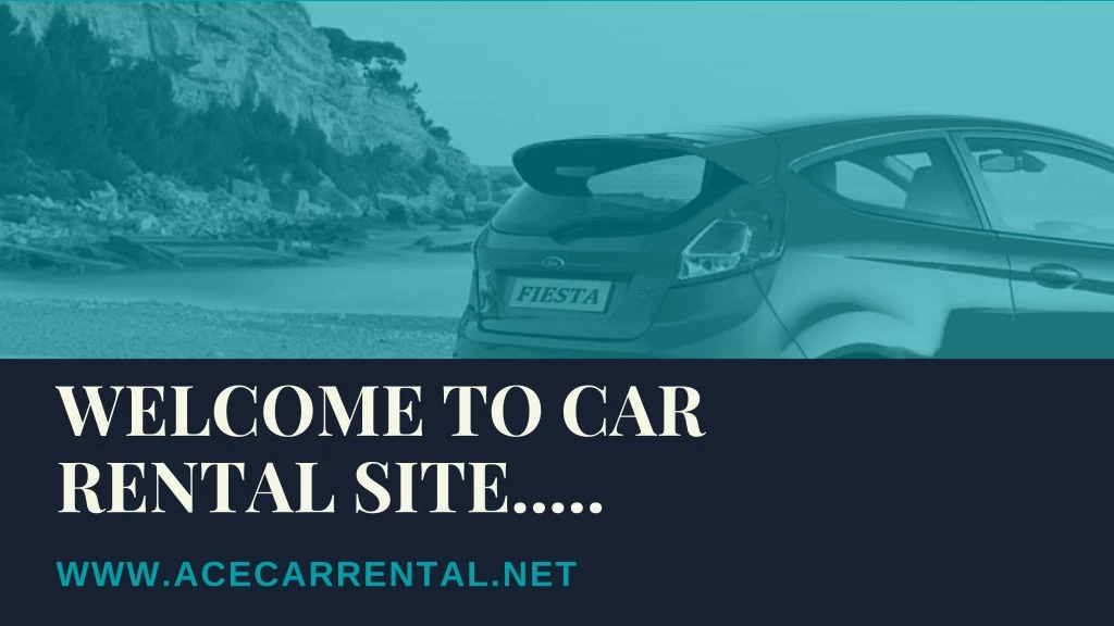 welcome to car rental site
