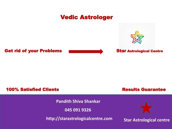 Star Astrologer Centre – Love and Marriage Predictor in Sydney.