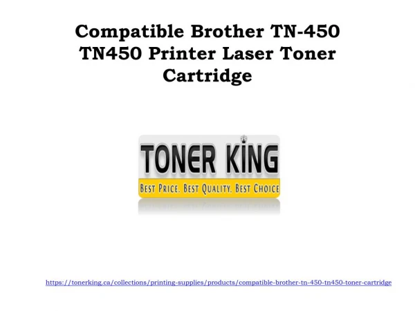 Compatible Brother TN-450 TN450 Printer Laser Toner Cartridge
