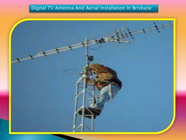 Digital Tv Antenna And Aerial Installation In Brisbane