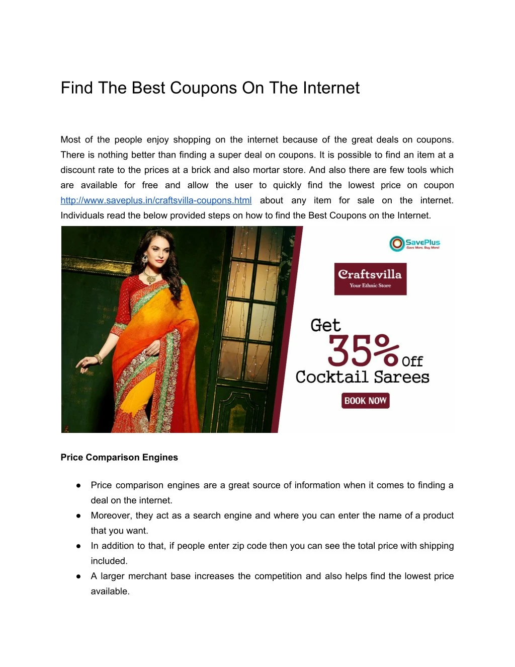 find the best coupons on the internet