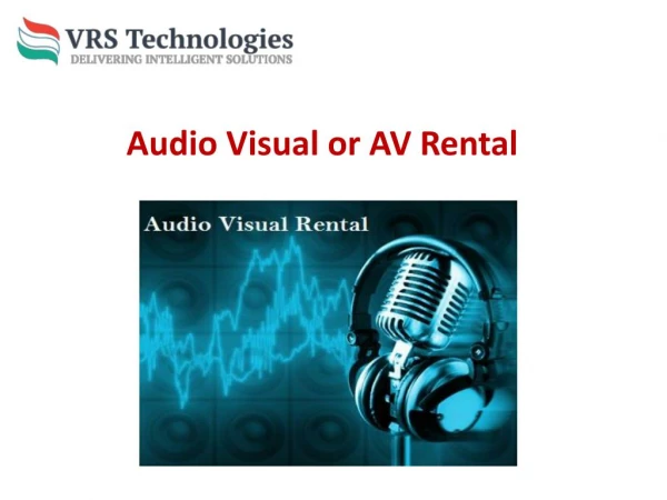 AV Rental Dubai - Dubai Audio Visual Rental