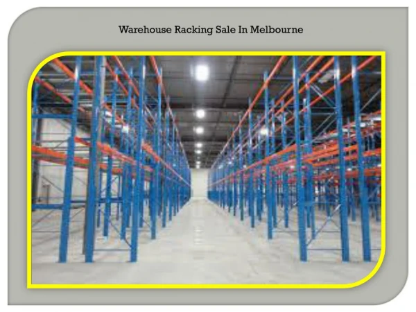 Quality warehouse racking sale in melbourne