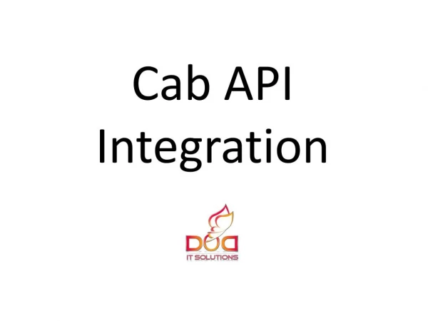 Cab API Integration