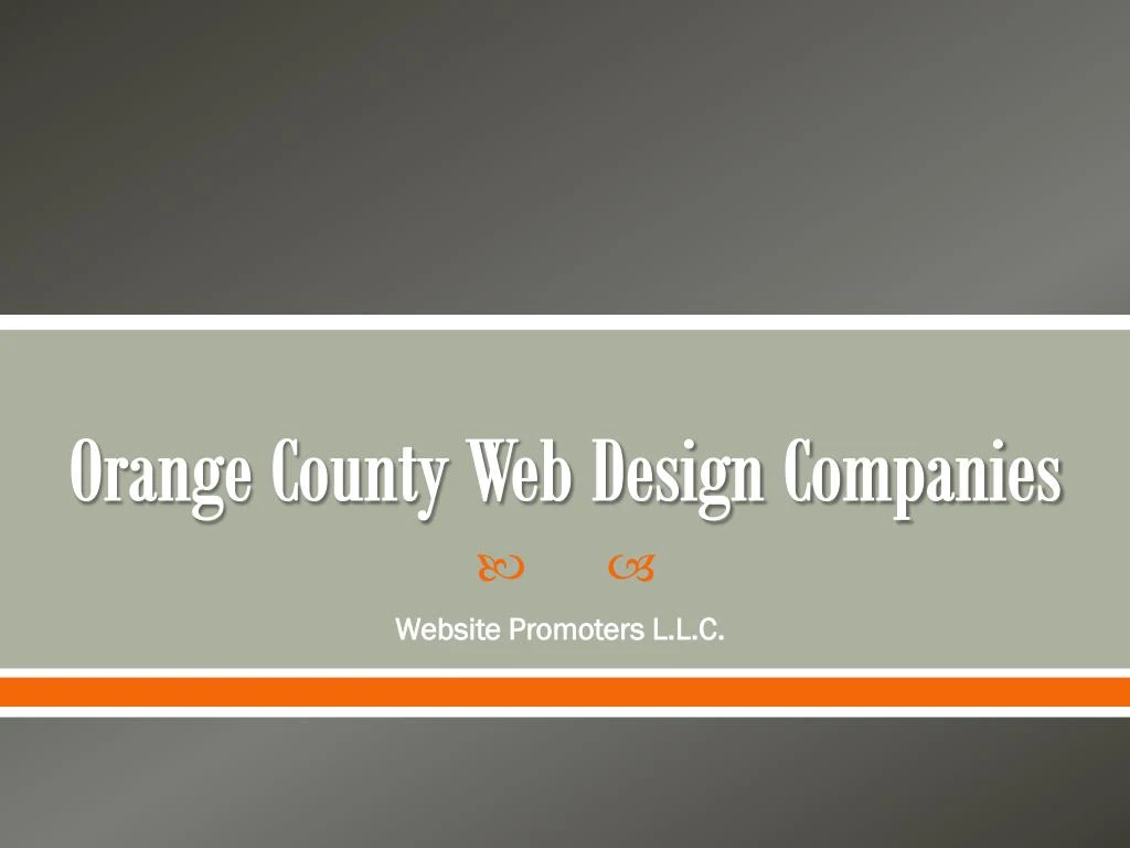 orange county web design companies