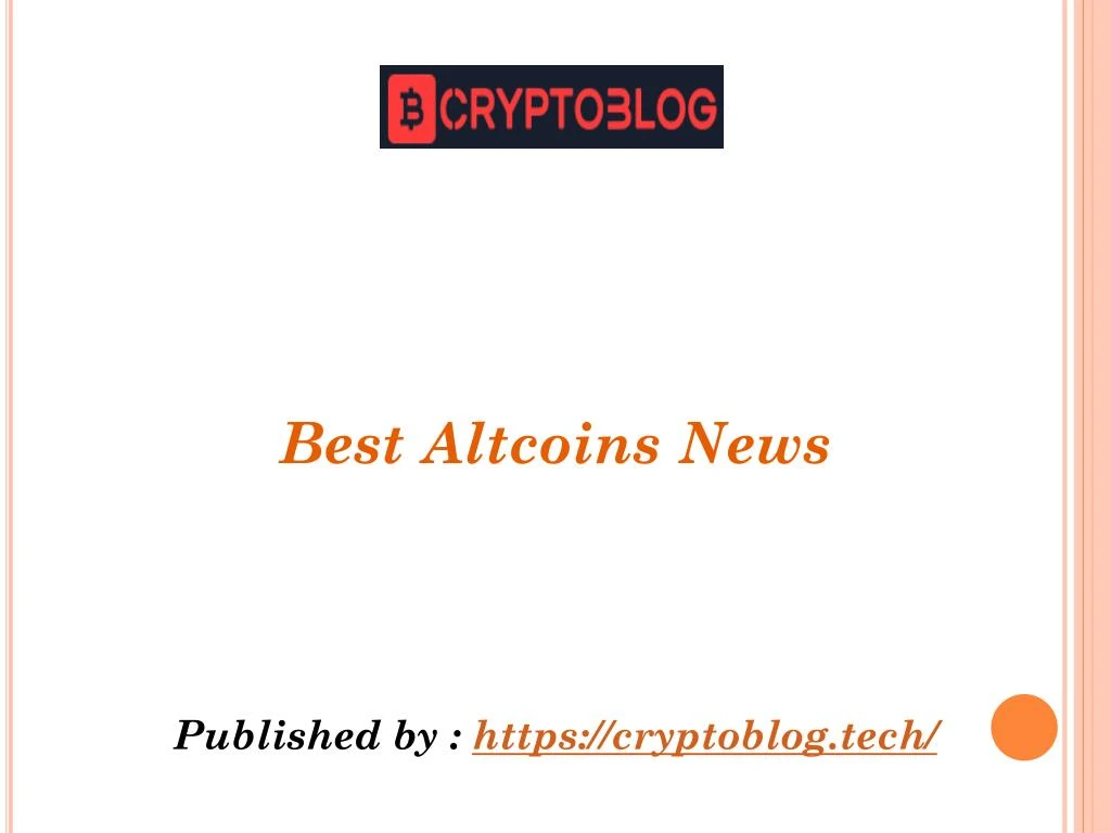 best altcoins news published by https cryptoblog