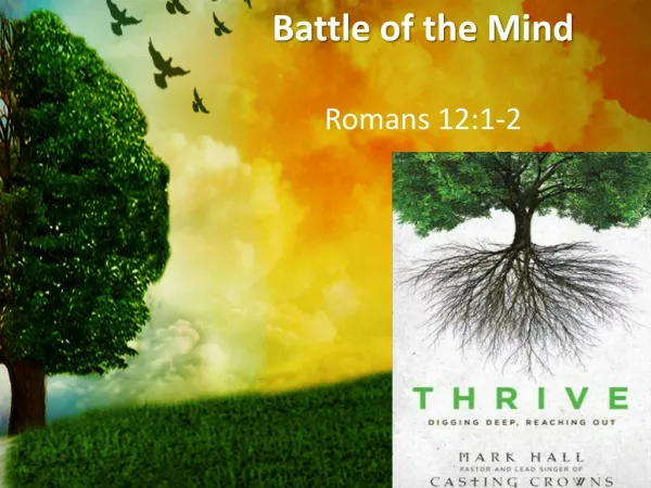 Battle of the Mind Romans 12:1-2