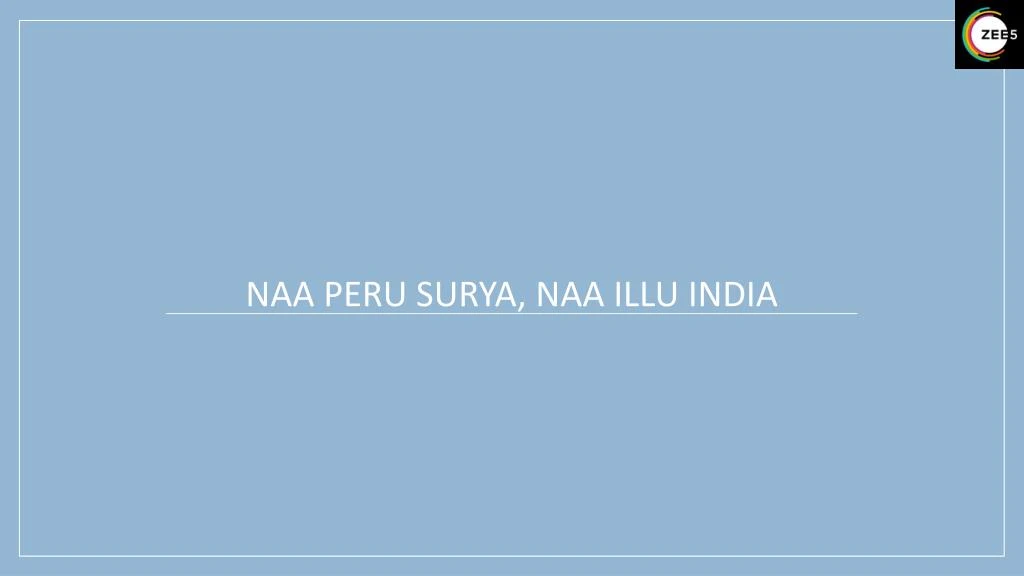 naa peru surya naa illu india