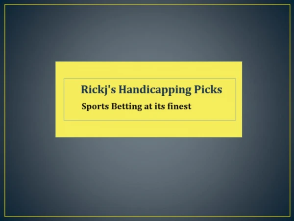 Best sports handicapping sites