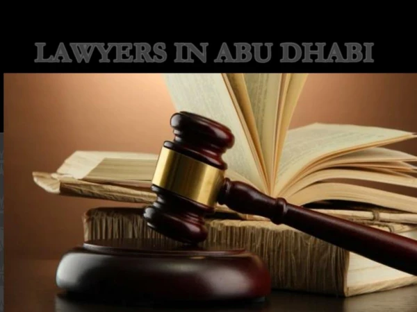 lawyers in Abu Dhabi