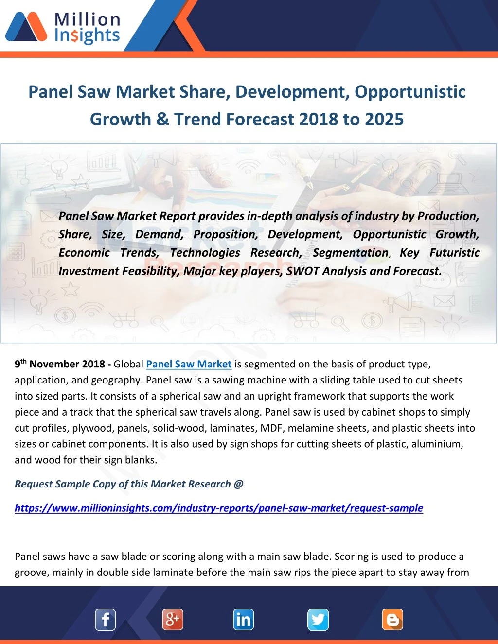 panel saw market share development opportunistic