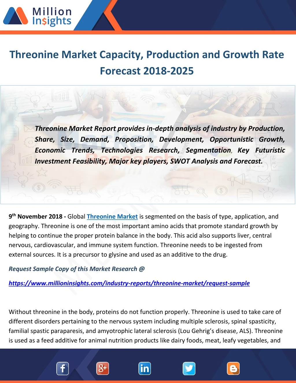 threonine market capacity production and growth