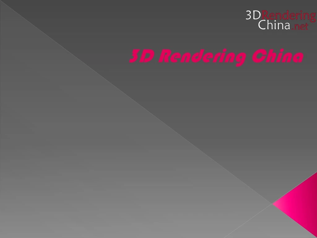 3d rendering china
