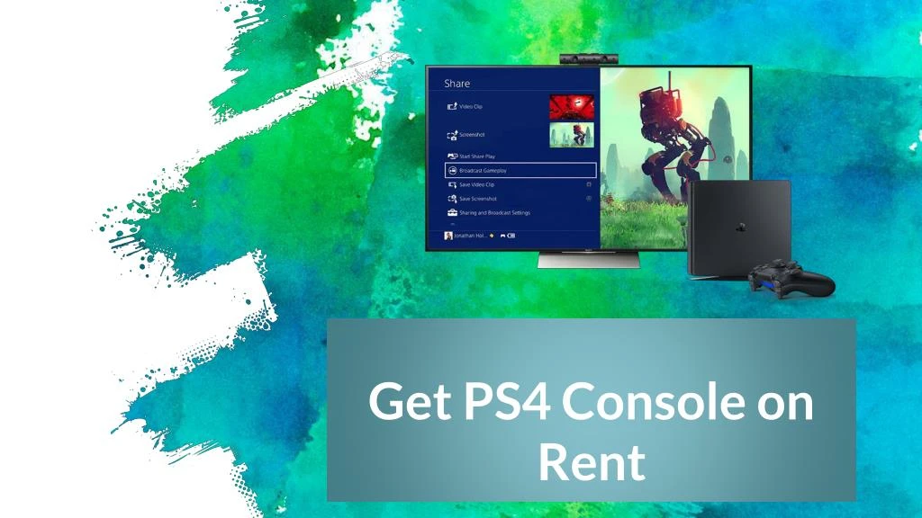 get ps4 console on rent