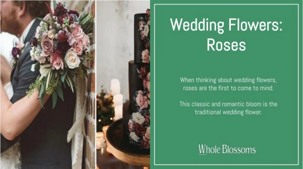Get an amazing varities of Rose Wedding Flowers in Bulk