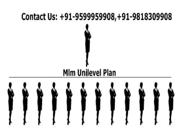 How does a company works for Mlm Unilevel Plan in Delhi NCR 0120-433-5876
