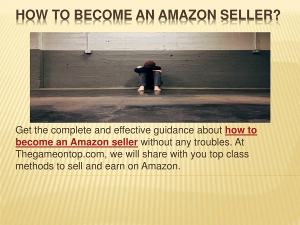How to Become an Amazon Seller?