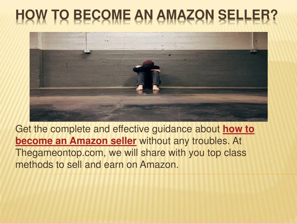 how to become an amazon seller