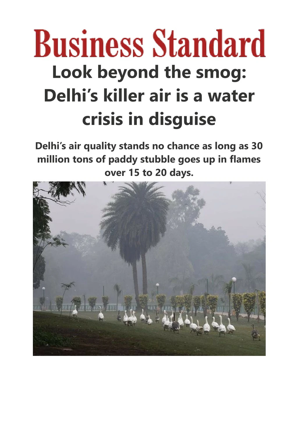 look beyond the smog delhi s killer