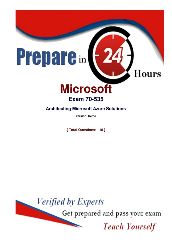 November 2018 Microsoft 70-535 Exam Real Question Answers - 70-535 Braindumps