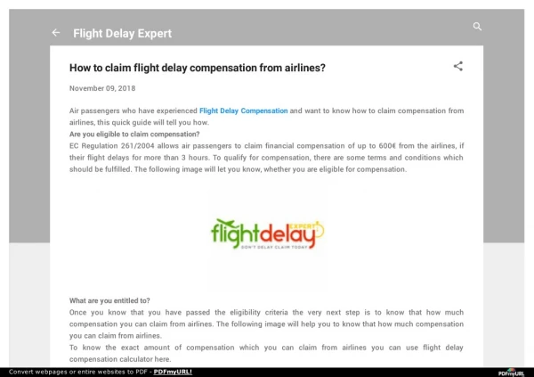 How to claim flight delay compensation from airlines?