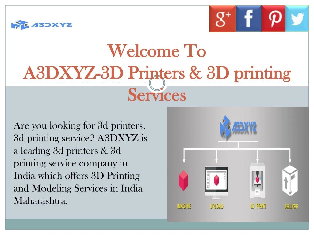 welcome to a3dxyz 3d printers 3d printing services