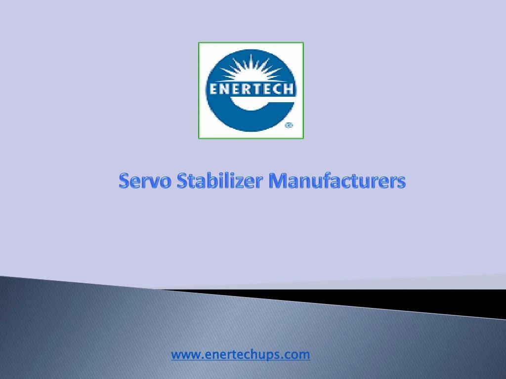 servo stabilizer manufacturers