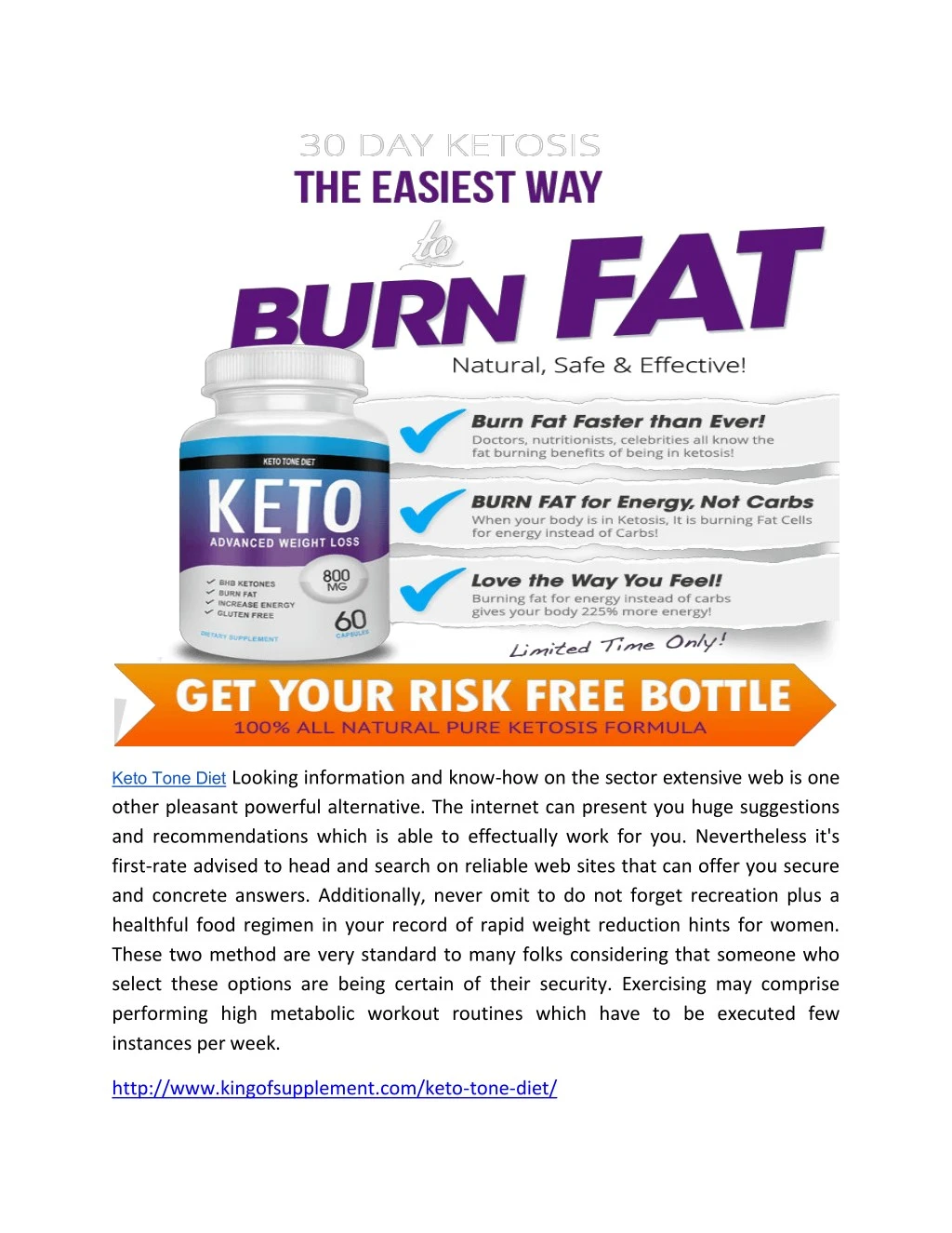 keto tone diet looking information and know