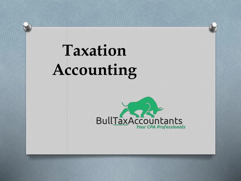 taxation accounting