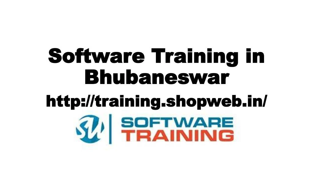 software training in bhubaneswar
