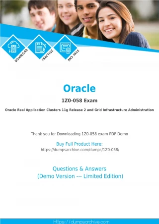 PPT - Oracle 1Z0-082 Exam Dumps - Secret To Pass In First Attempt (2022 Sns-Brigh10