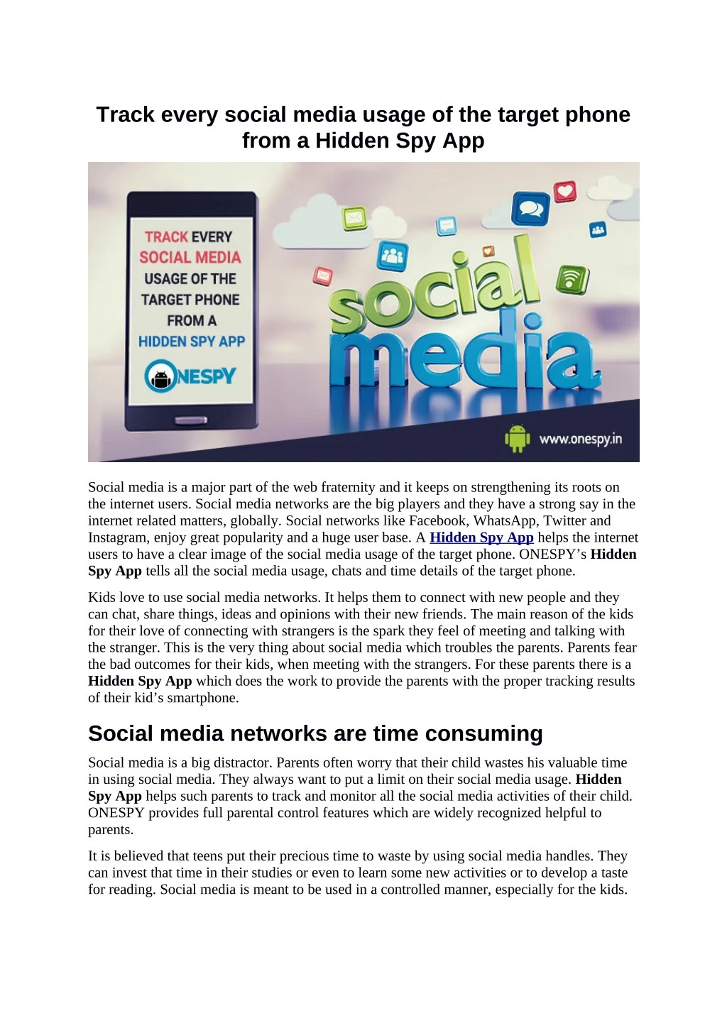 track every social media usage of the target