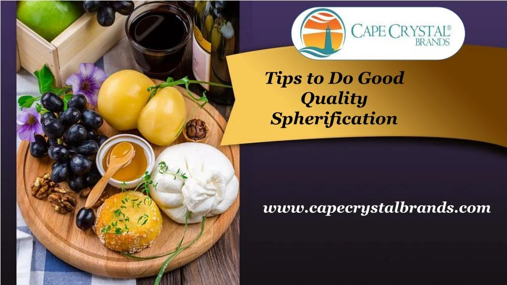 tips to do good quality spherification