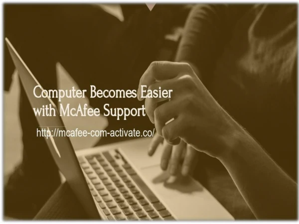 Security of your computer via mcafee support