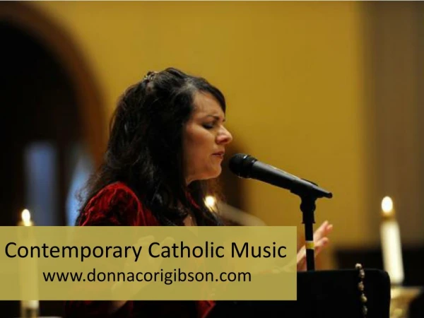 Contemporary Catholic Music - Donna Cori Gibson