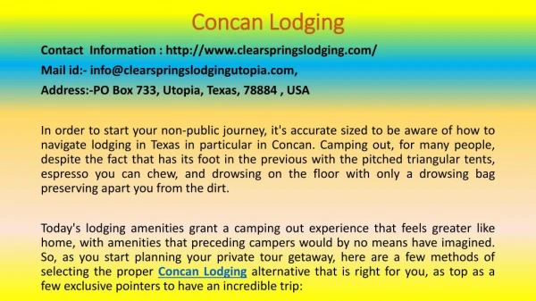 These Ways Concan Lodging Could Help the Cubs Win the World Series