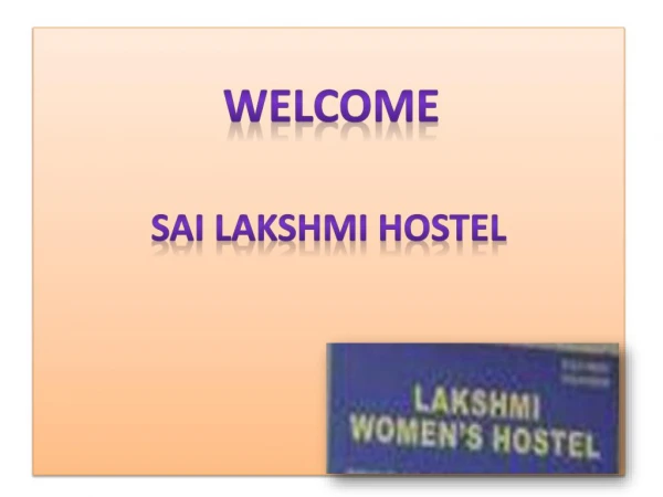 Best Ladies Hostel In Chennai