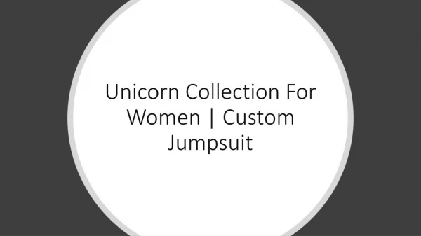Unicorn Collection For Women | Custom Unicorn Jumpsuit