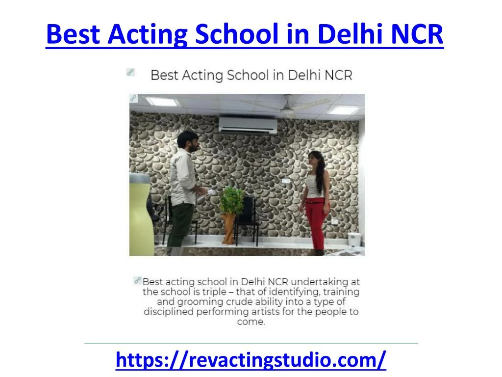 best acting school in delhi ncr