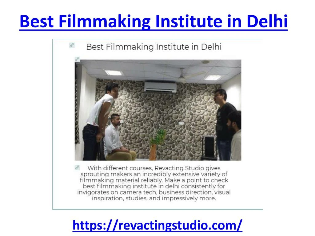 best filmmaking institute in delhi