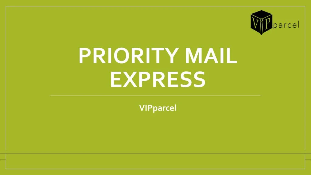 priority mail express